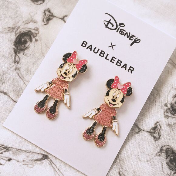 Disney x BAUBLEBAR - Valentine Minnie Mouse Earrings - Picture 1 of 6